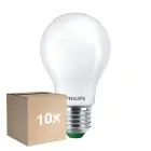 Lot 10x Philips MASTER LED Ampoule Ultra Efficient E27 Poire Dépolie 4W 840lm - 840 Blanc Froid | Équivalent 60W