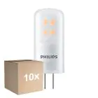 Lot 10x Philips CorePro LED Capsule G4 Dépolie 2.1W 210lm - 827 Blanc Très Chaud | Dimmable - Équivalent 20W