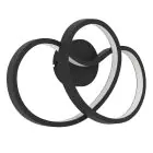 Eglo Applique Murale Gianella Acier Noir 14.5W 1400lm - 830 Blanc Chaud