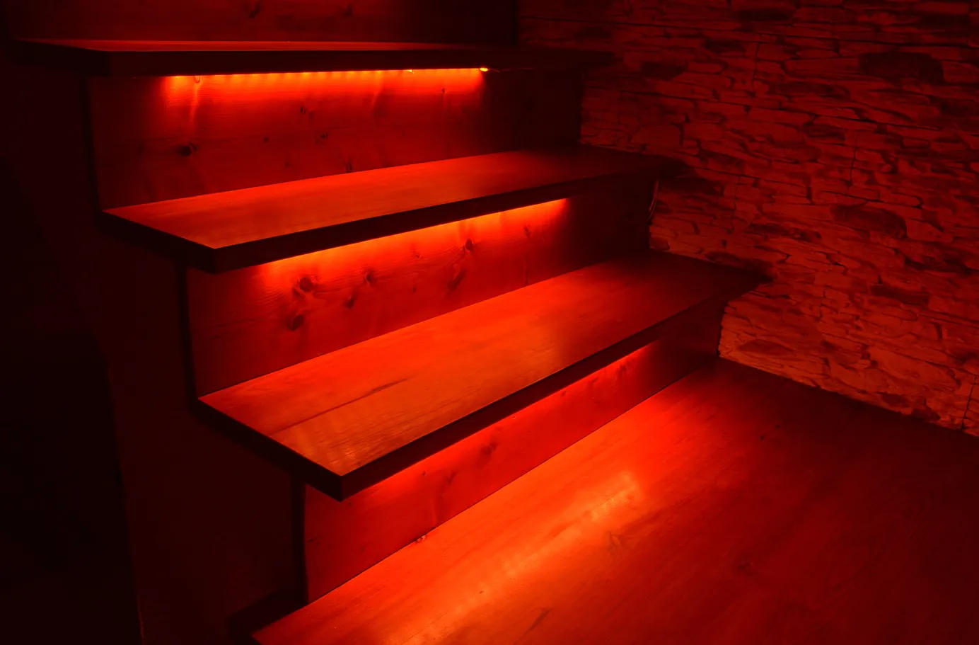 Escalier LED RGB