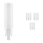 Voordeelpak 10x Ledvance Dulux-D LED  6W - 830 Warm Wit | 2-Pin - Vervangt 13W