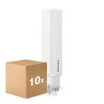 Voordeelpak 10x Philips CorePro PL-C LED 9.5W 990lm - 830 Warm Wit | 4-Pin - Vervangt 26W