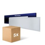 Voordeelpak 5x Noxion LED Paneel Ecowhite V4.0 28W 3400lm - 840 Koel Wit | 120x30cm - UGR <19 - Philips driver