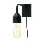 It's about RoMi Wandlamp Madrid Ijzer Zwart S | Geschikt voor 1x E27 